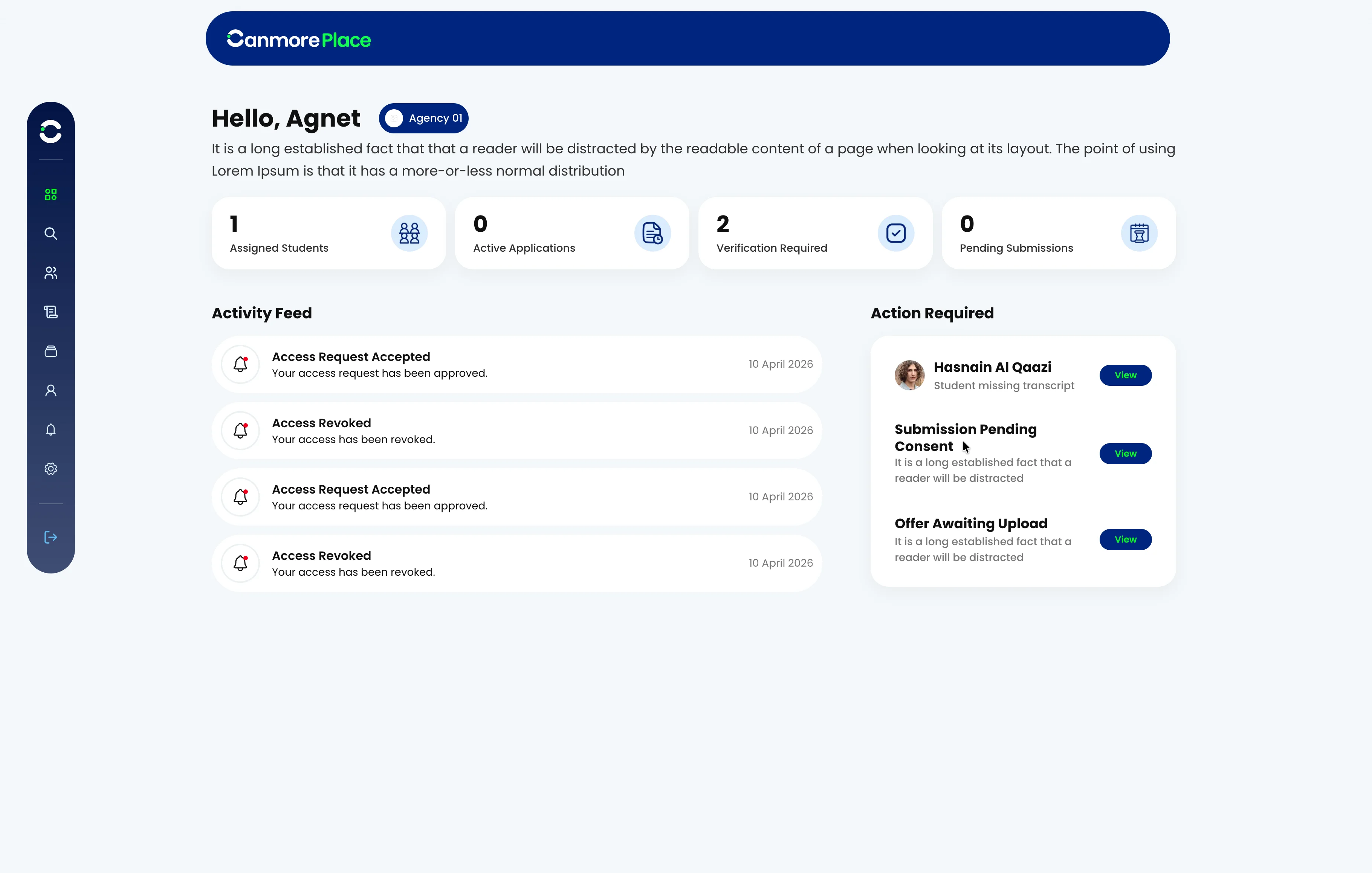 Applications screen 4